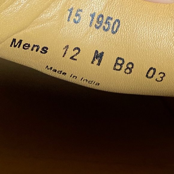 JOHNSTON & MURPHY Men's Brown Tassel Slip On Gator Print Loafers Size 12 - Picture 8 of 11